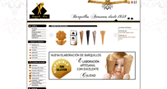 Desktop Screenshot of barquillos.net